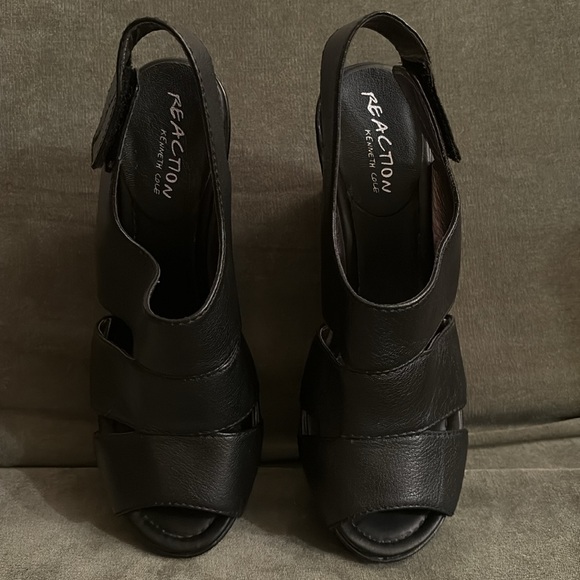 Kenneth Cole Reaction, Black Leather, Size 8.5 - Picture 10 of 11